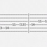 F Phrygian Scale Guitar Tab